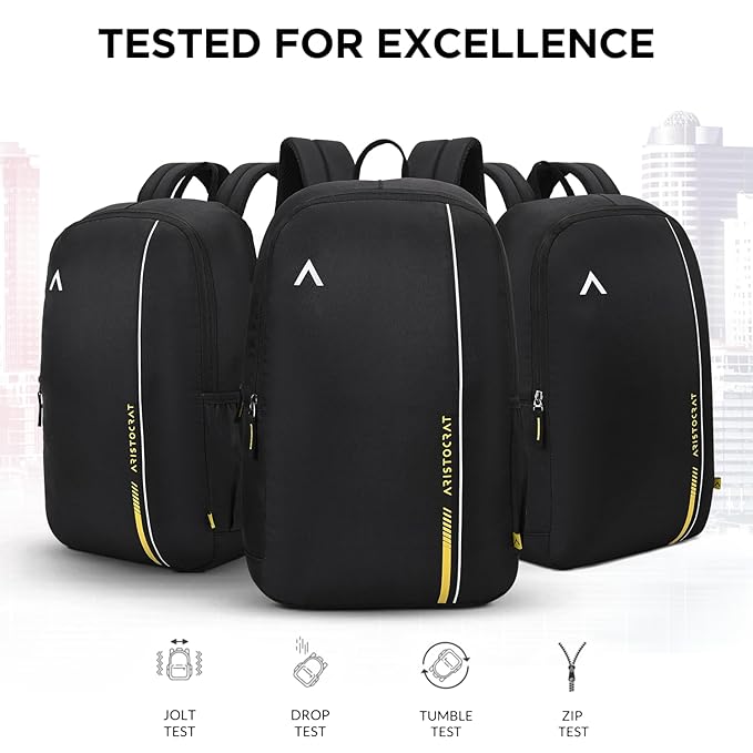 Aristocrat 25L Nova Laptop Backpack – Black